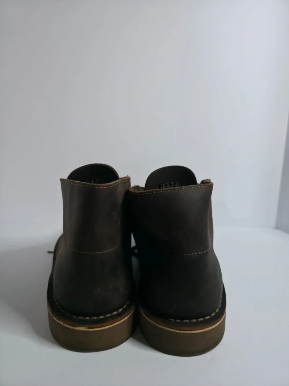 Mens Brown Leather Chukka Desert Boots US 10.5 UK 9.5 EU 44 Made In India